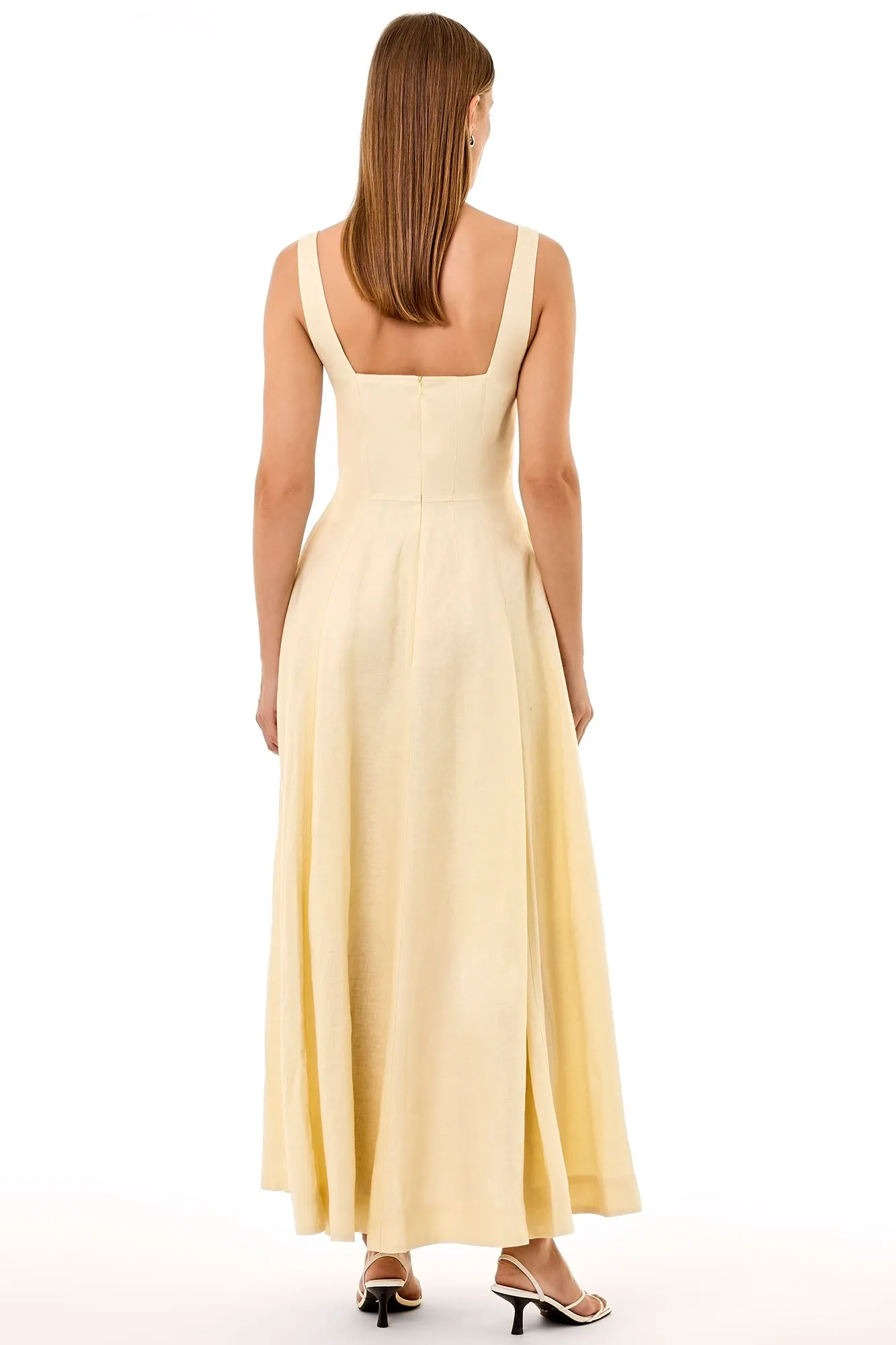 ANYA DRESS - CUSTARD