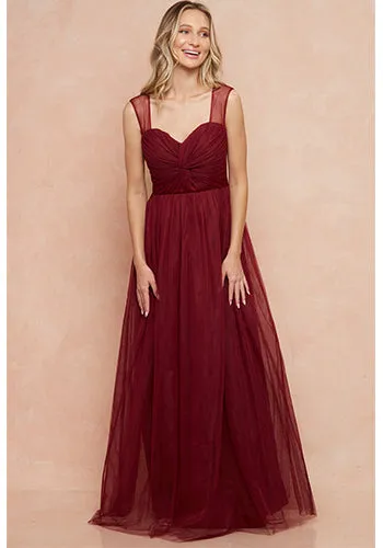 Clementine Dress in Burgundy