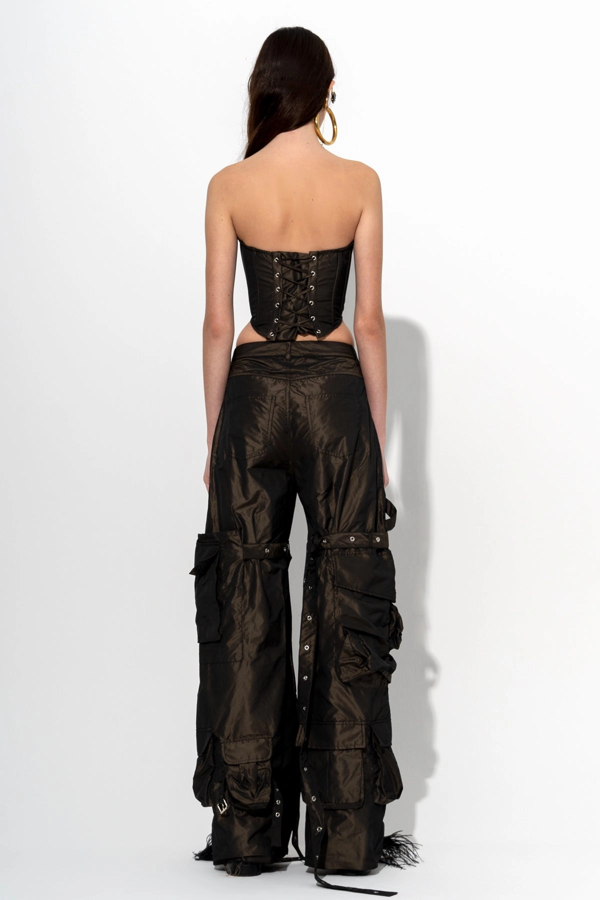 DARK BROWN SHAPED CORSET