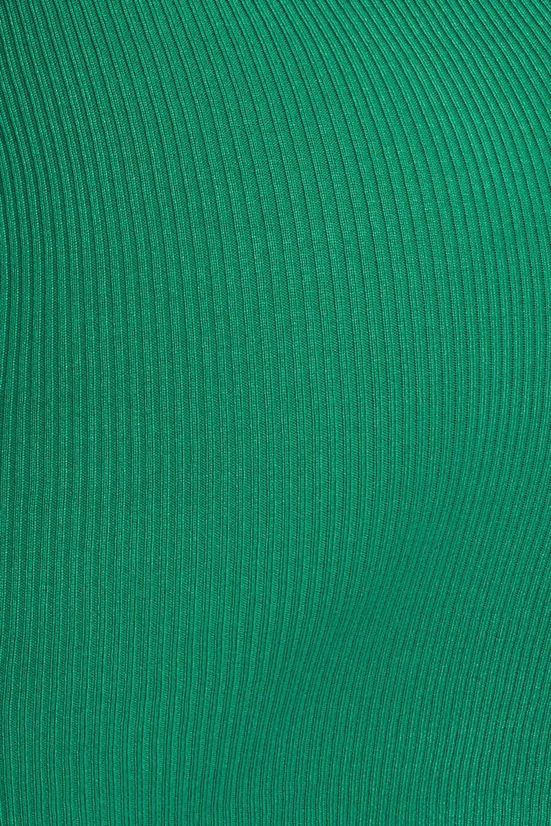Green Bodycon Dress Mini Halter Neck