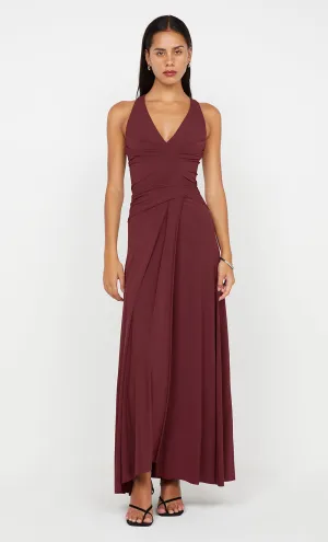 GRETA GOWN - CHERRY COLA