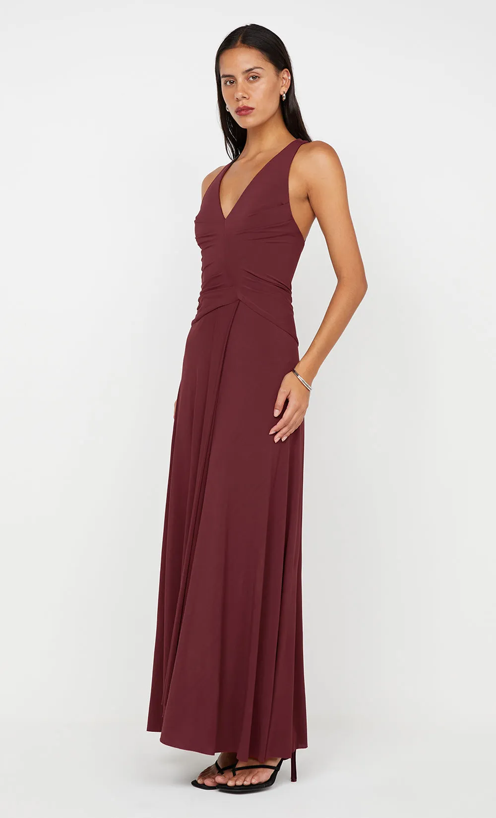 GRETA GOWN - CHERRY COLA