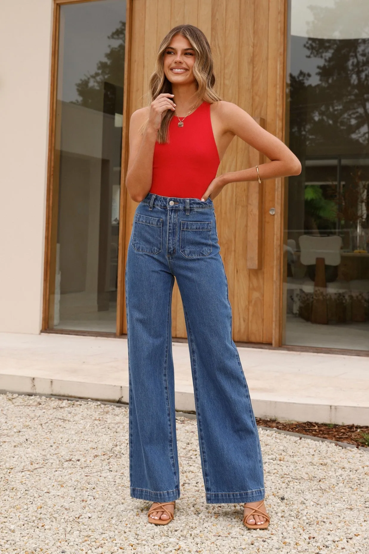 Jakira Bodysuit - Red
