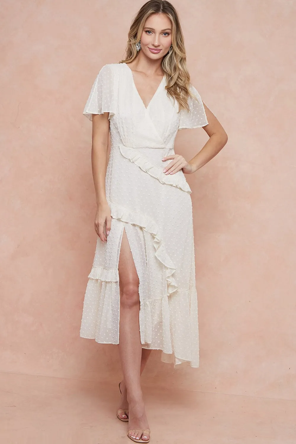 Janelle Dress in Off-White