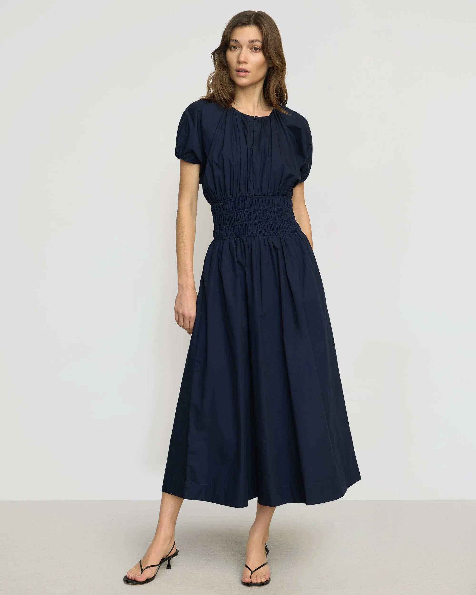 Kyla Organic Cotton Blouson Dress