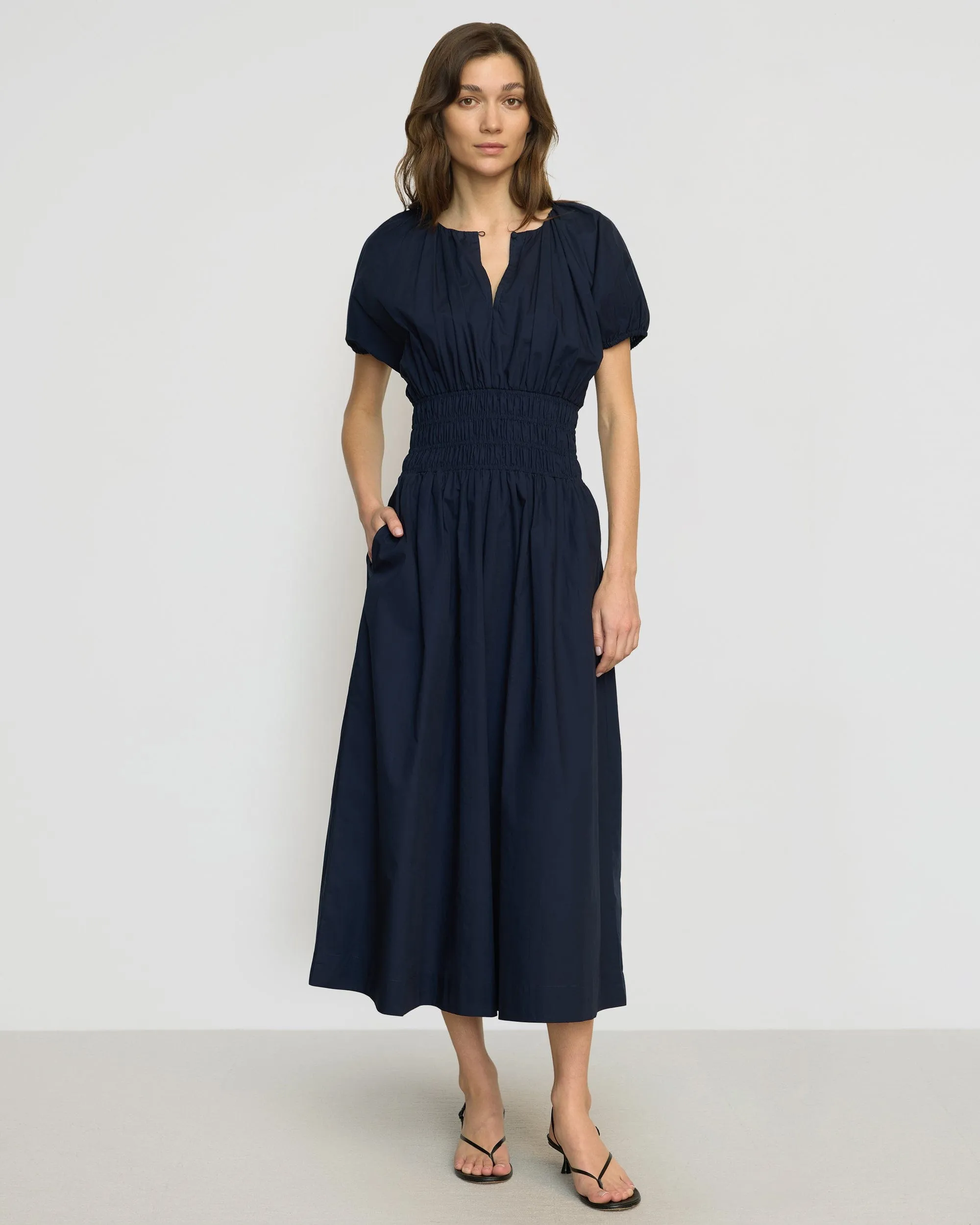 Kyla Organic Cotton Blouson Dress