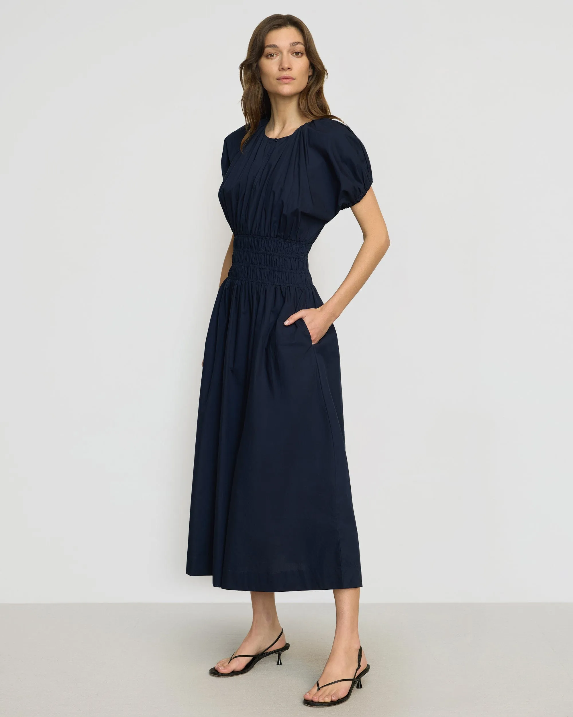 Kyla Organic Cotton Blouson Dress