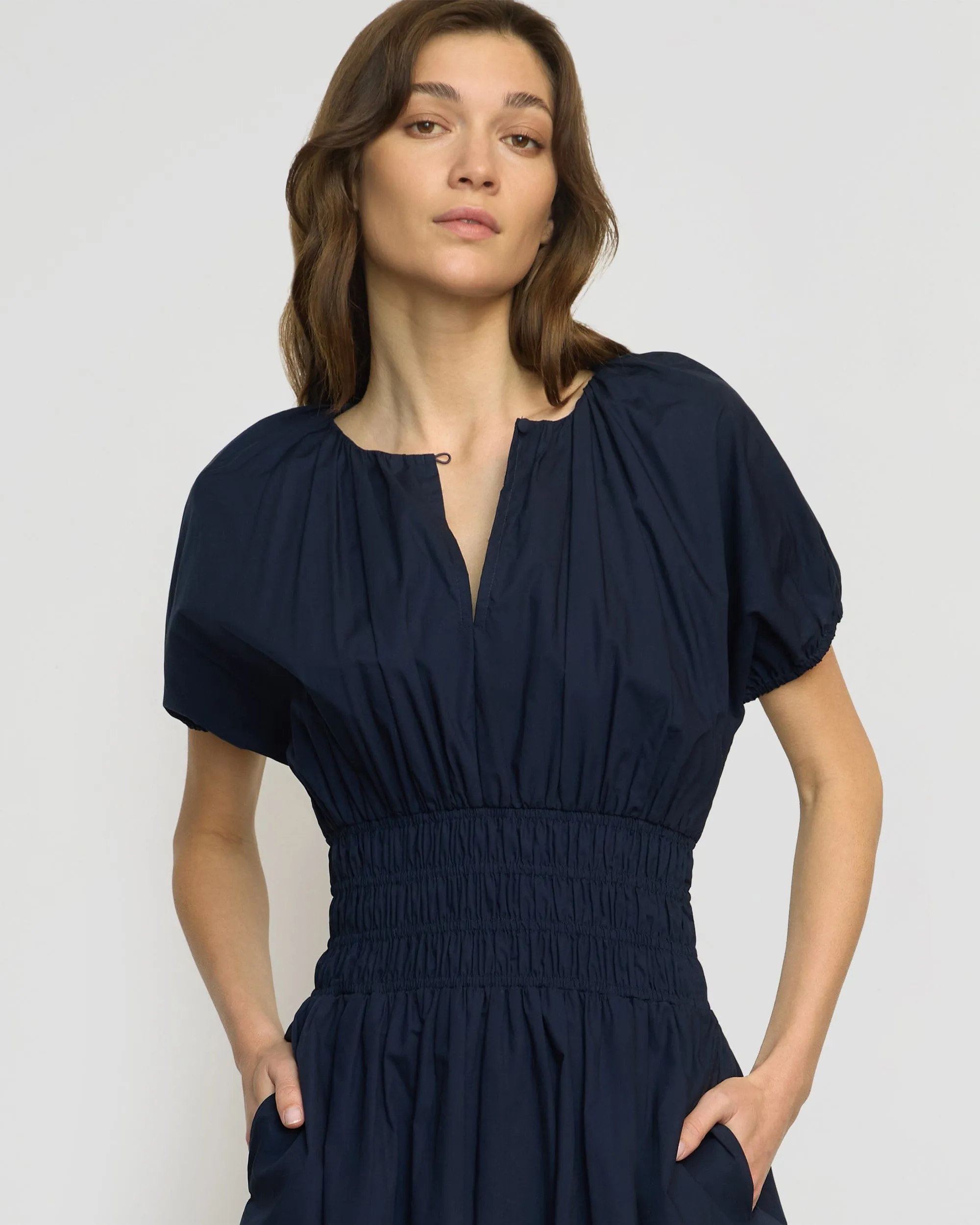 Kyla Organic Cotton Blouson Dress
