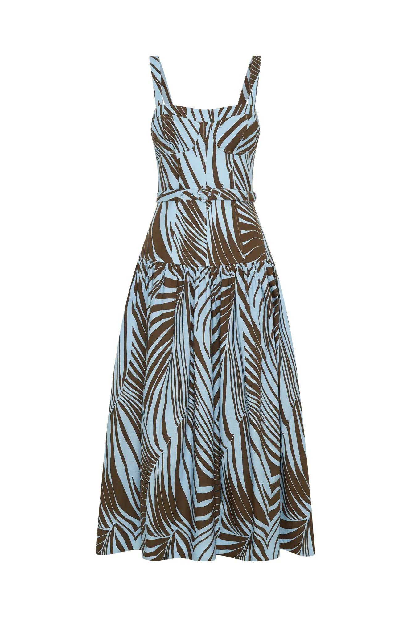 LIDIA DRESS - RHEA SKY PALM