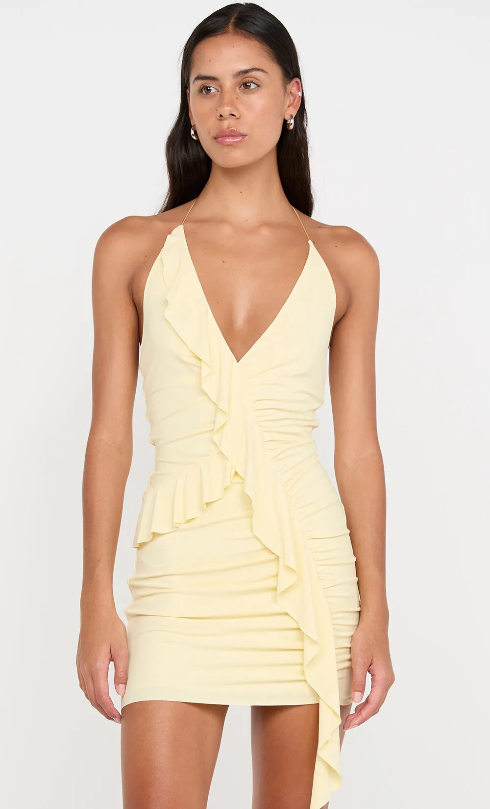 MARNIE MINI DRESS - BUTTER