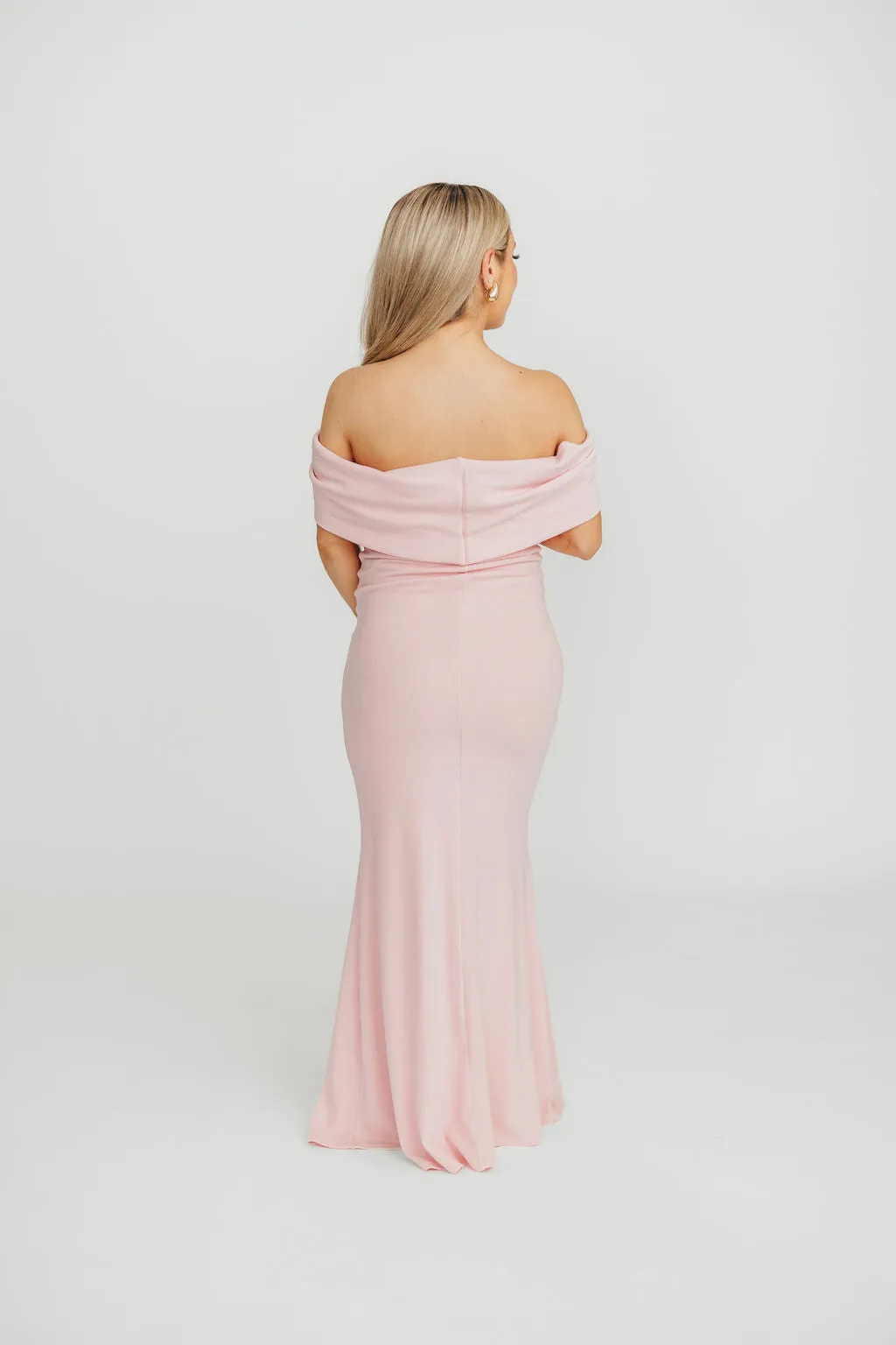 Monroe Maxi Dress in Dusty Pink - Bump Friendly (Small Restock for Sold Out Sizes- End of May)