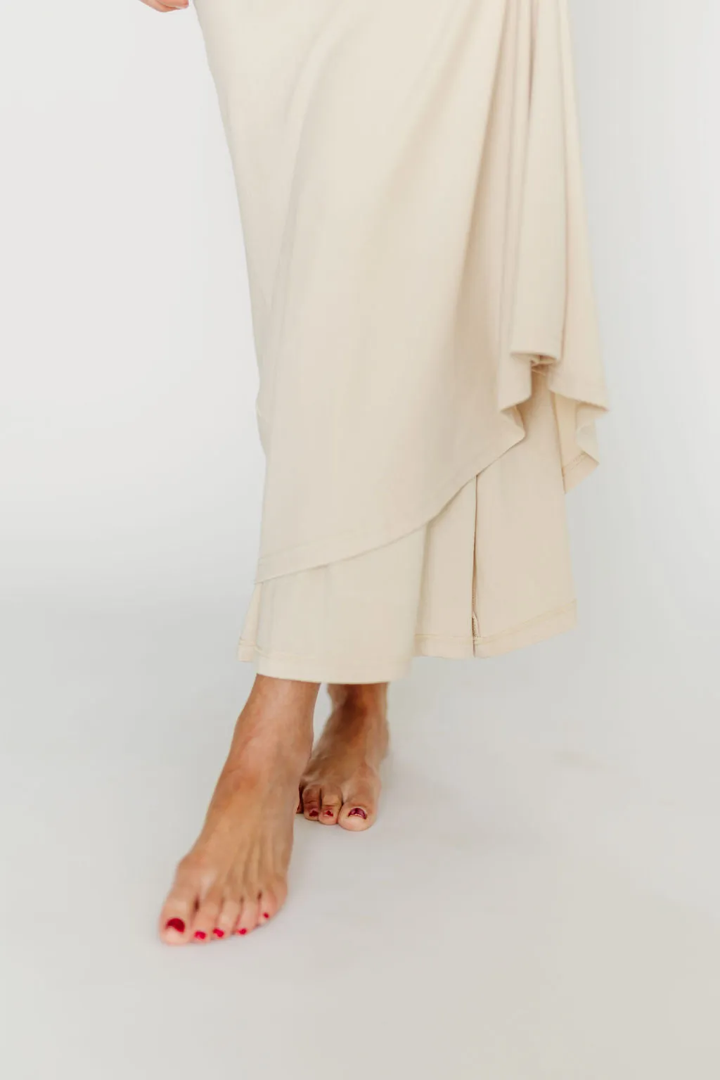 Monroe Maxi Dress in Ivory - Bump Friendly
