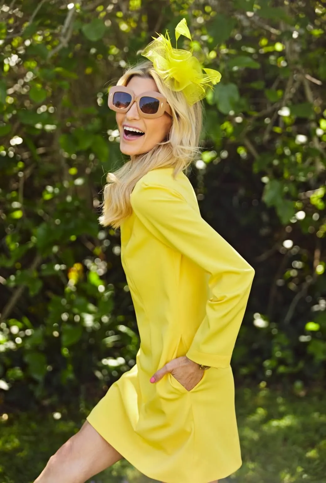 Run for the Roses Deco Dress - Sunshine
