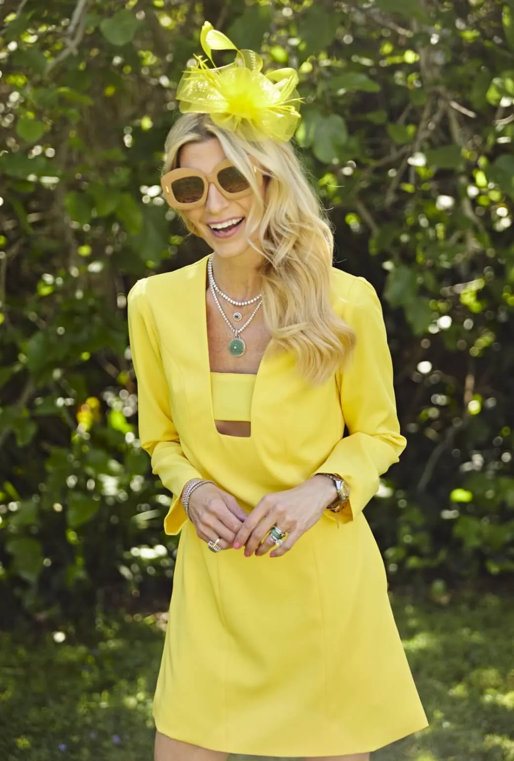 Run for the Roses Deco Dress - Sunshine