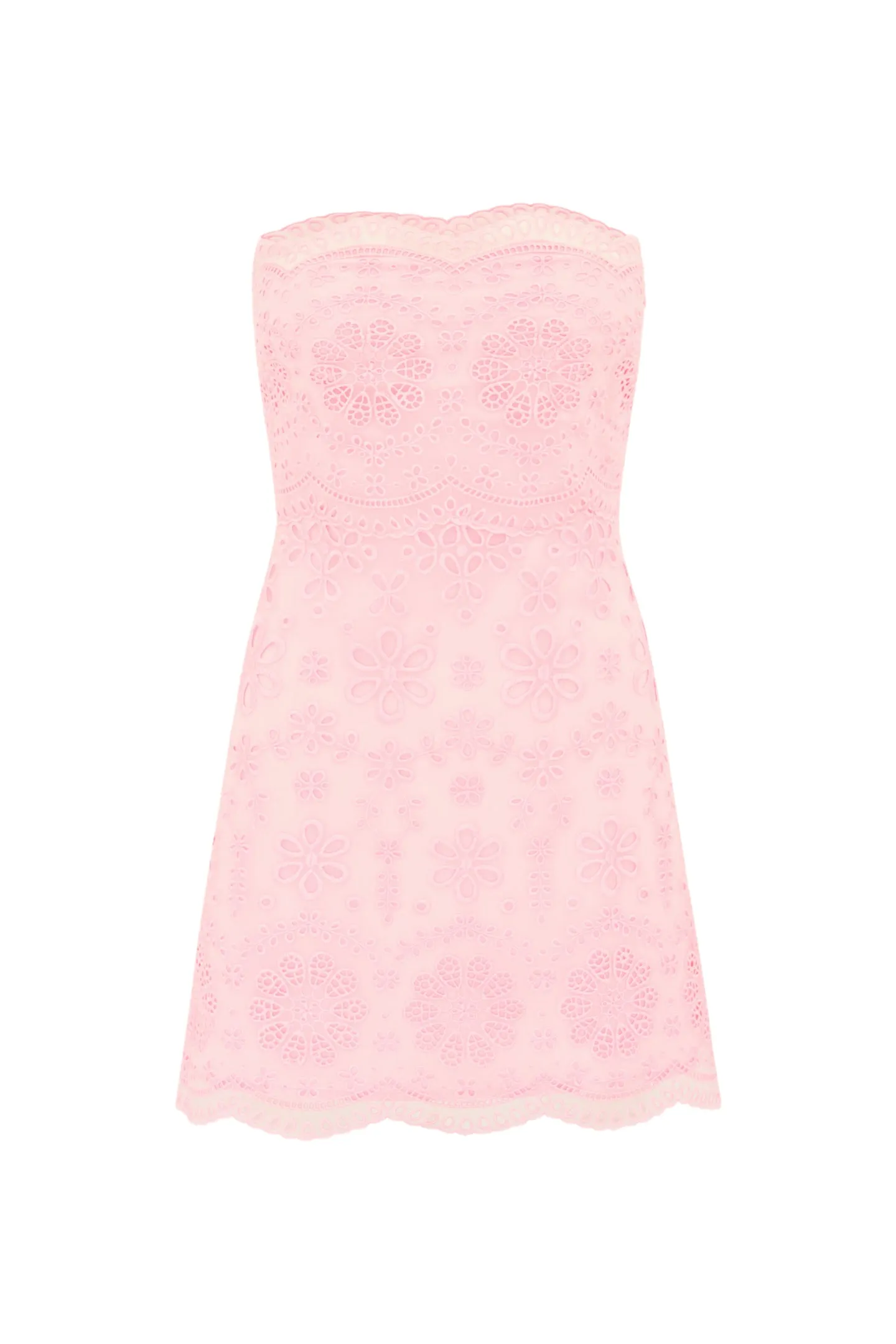Vailia Organza Eyelet Mini Dress